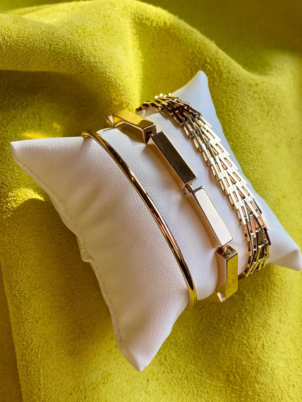 Vintage Danish Geneva Link Bracelet in 14k Gold Signed SV Glymerrs - 7.4 inch length