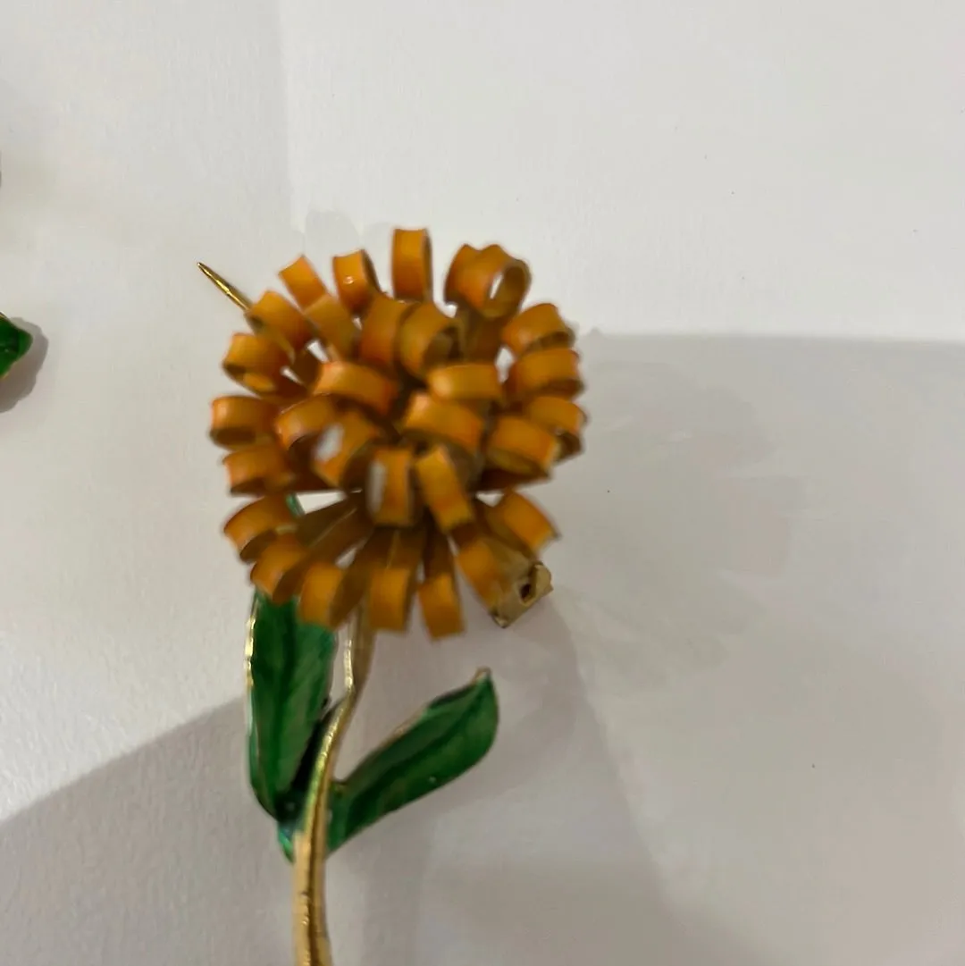 Vintage Flower Pins