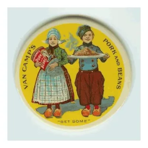 Vintage Van Camp's Pork & Beans Mirror