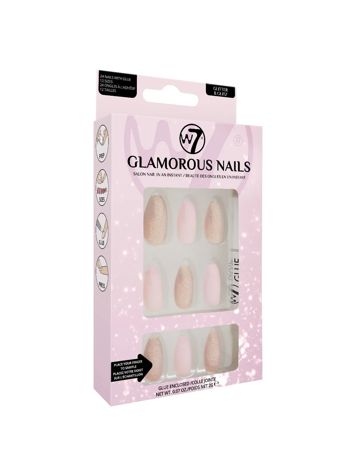 W7 Glamorous Nails Glitter & Glitz