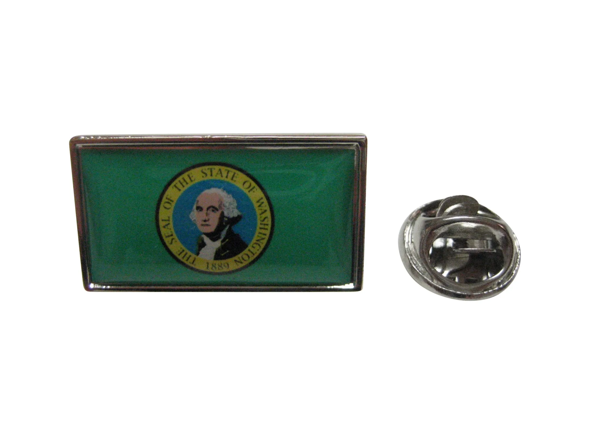 Washington Flag Design Lapel Pin