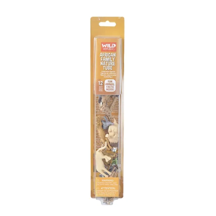 Wild Republic Nature Tube - African Wildlife Family Figurines
