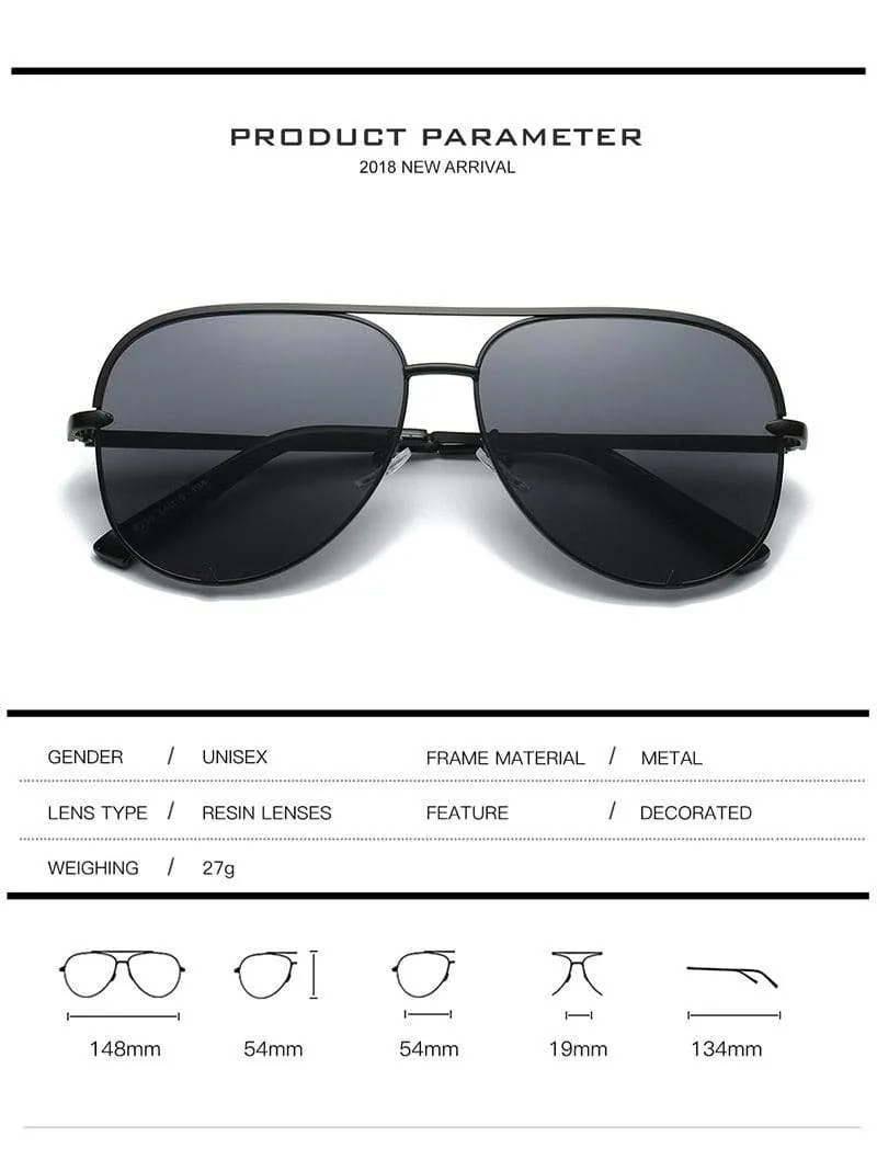 Women Classic Pilot Sunglasses