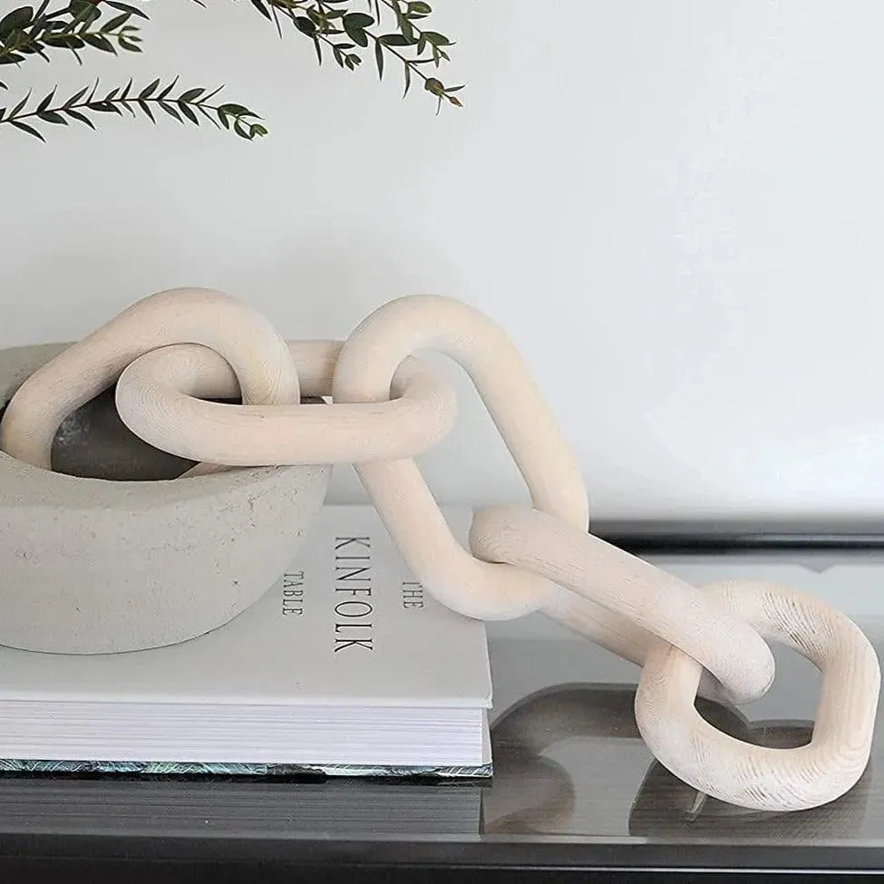 Wood Chain Link Decor