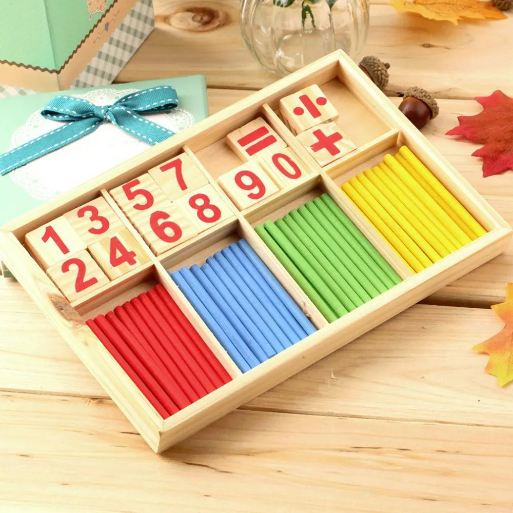 Wood Mathematics Counters