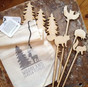 Woodland Shadow Puppet Set