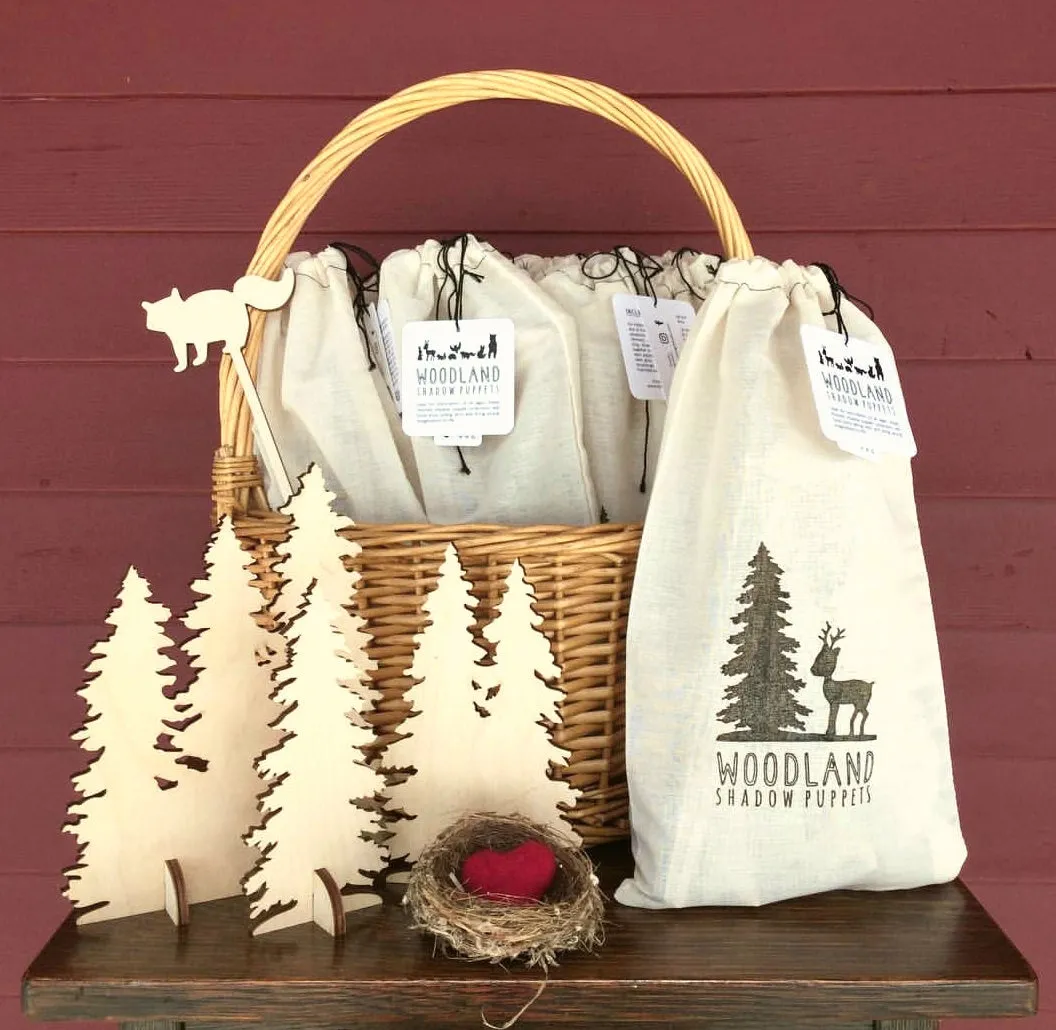Woodland Shadow Puppet Set