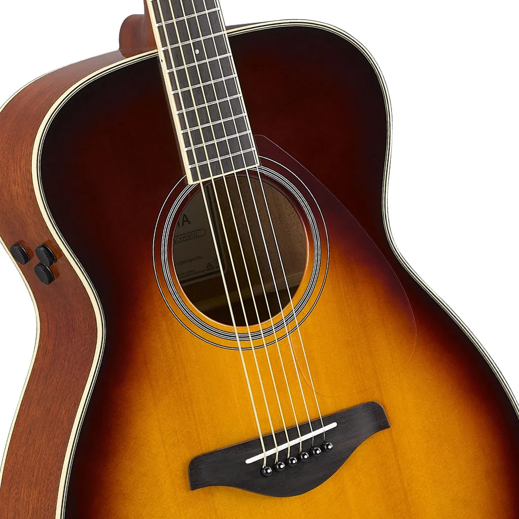 Yamaha FS-TA TransAcoustic Concert Guitar - Brown Sunburst